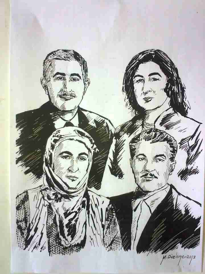 Muzaffer Karakuş annesi,babası ve kızkardeşi ile...